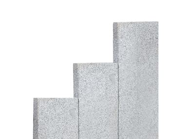 Palisaden Granit Silver Classico 8x25 Zuschnitt_Freisteller